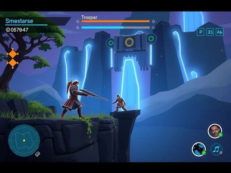 Torrential Trooper Gameplay Screenshot